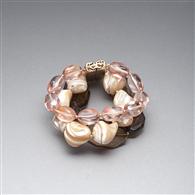 Pink and Brown Bracelet